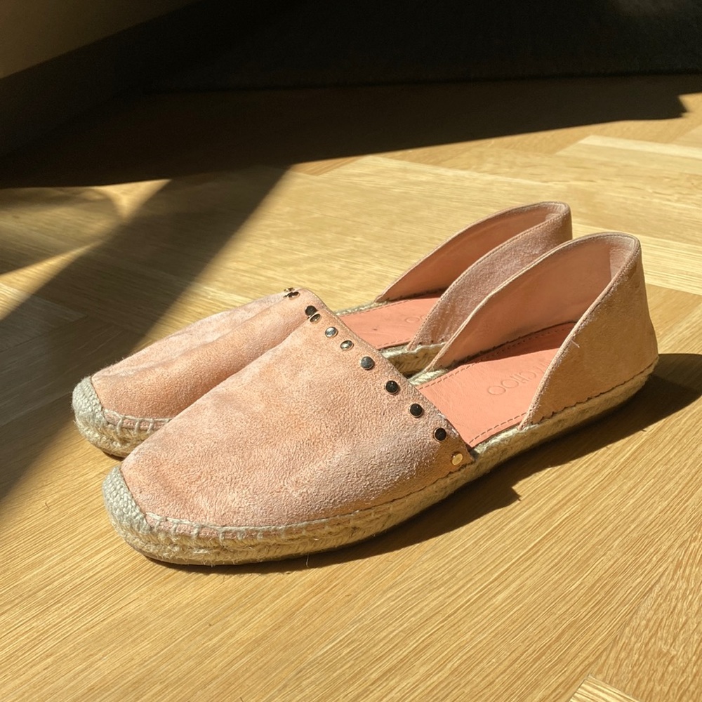 Jimmy Choo - Drea d’Orsay Flat Espadrille - Pink - Size 39